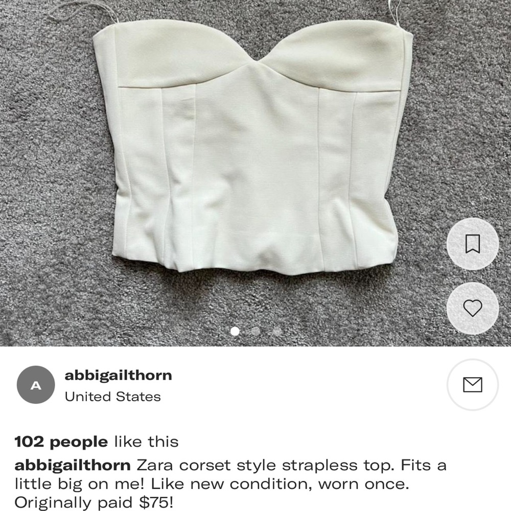 Zara Corset Top